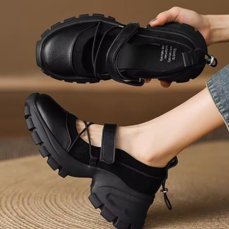 Circle Hook Set - Scarpe Mary Jane in pelle con