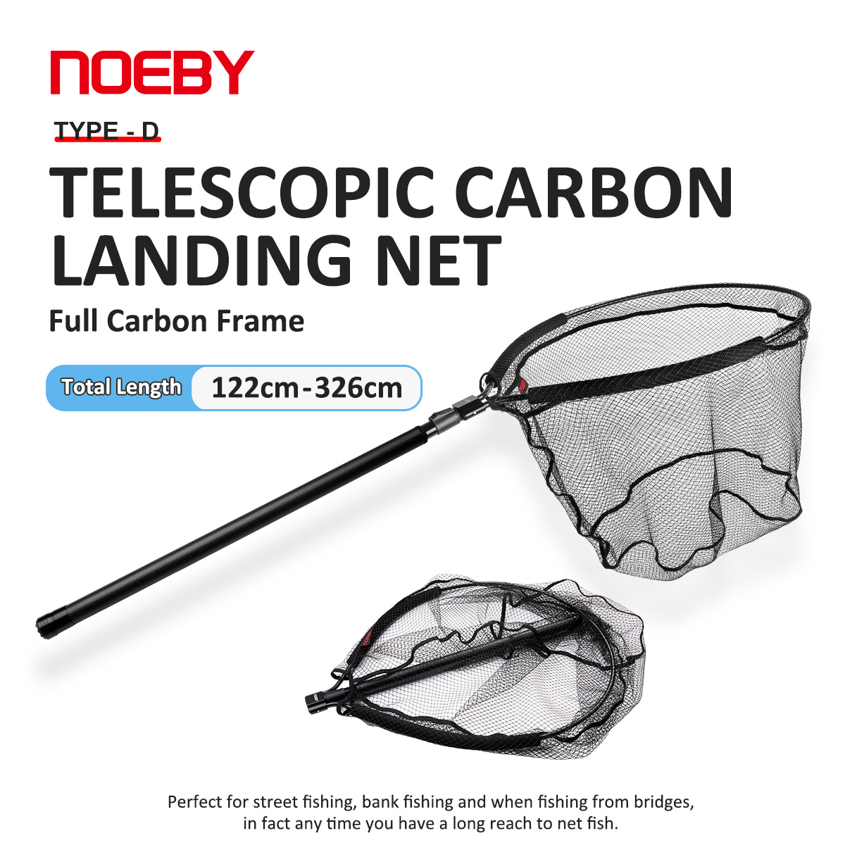NOEBY Guadino Telescopico con  - Landing Net Telescopic recensione e prezzo
