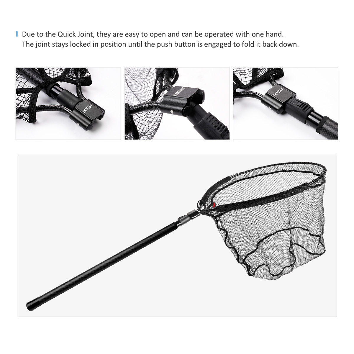 NOEBY Guadino Telescopico con  - Landing Net Telescopic recensione e prezzo