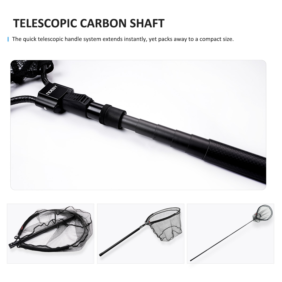 NOEBY Guadino Telescopico con  - Landing Net Telescopic recensione e prezzo