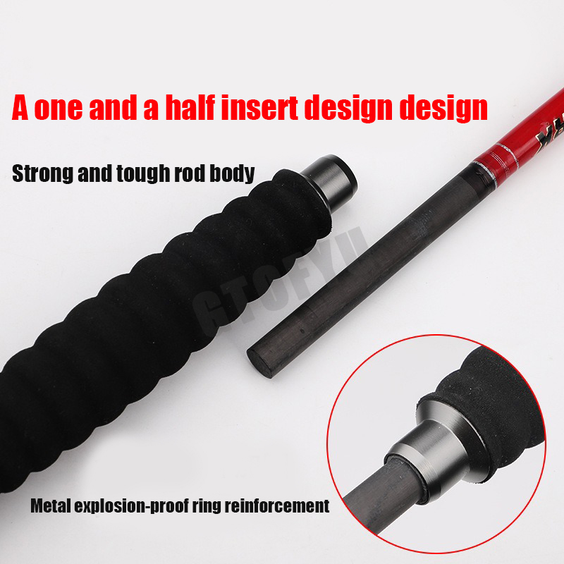 Canna da Pesca in Fibra di Car - Fishing Equipment Rod recensione e prezzo