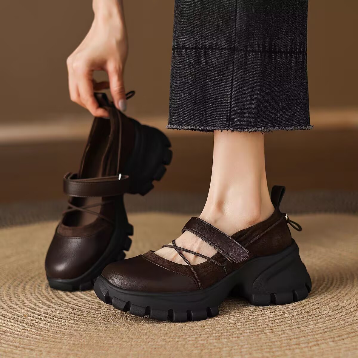 Scarpe Mary Jane in pelle con  - Circle Hook Set recensione e prezzo